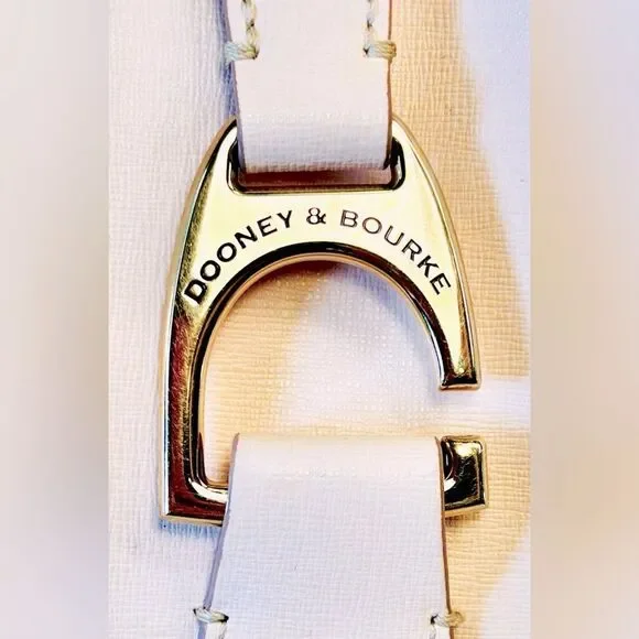 016- Dooney & Bourke Emerson Brynn, Ashby Blush Florentine Leather Hand Bag - Picture 9 of 13